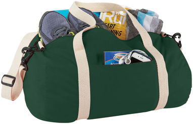 Хлопковая сумка Barrel Duffel, цвет зеленый - 12019503- Фото №5