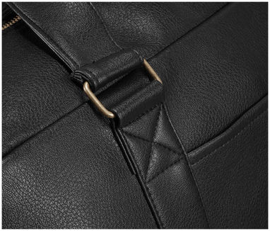 Дорожня сумка Oxford, колір суцільний чорний - 12020400- Фото №5
