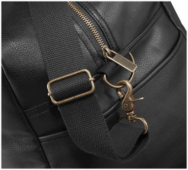 Дорожня сумка Oxford, колір суцільний чорний - 12020400- Фото №6