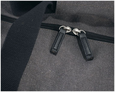 Дорожная сумка Hudson, цвет серый, сплошной черный - 12020800- Фото №7