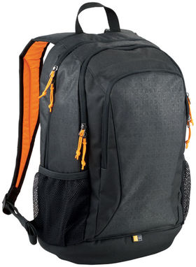 Рюкзак Ibira для ноутбуков, цвет сплошной черный, оранжевый - 12021500- Фото №1