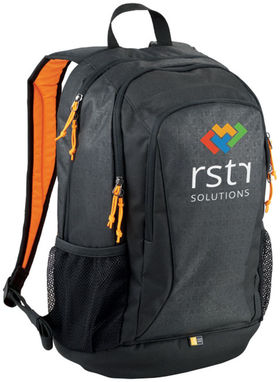 Рюкзак Ibira для ноутбуков, цвет сплошной черный, оранжевый - 12021500- Фото №2