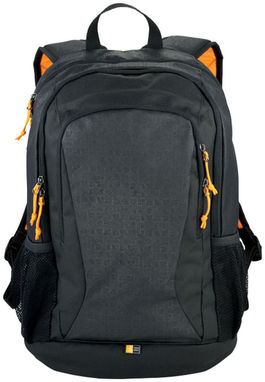Рюкзак Ibira для ноутбуков, цвет сплошной черный, оранжевый - 12021500- Фото №3