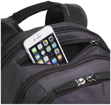 Рюкзак InTransit для ноутбука и планшета, цвет сплошной черный, серый - 12021900- Фото №5
