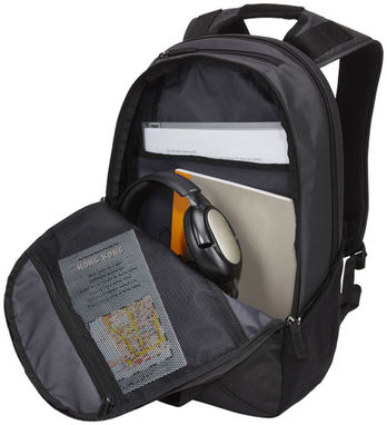 Рюкзак InTransit для ноутбука и планшета, цвет сплошной черный, серый - 12021900- Фото №6