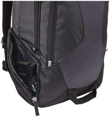 Рюкзак InTransit для ноутбука и планшета, цвет сплошной черный, серый - 12021900- Фото №7