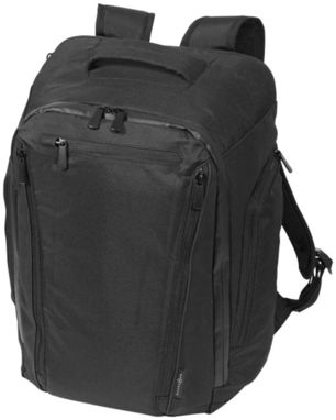 Рюкзак Deluxe для комп'ютера , колір суцільний чорний - 12022200- Фото №1