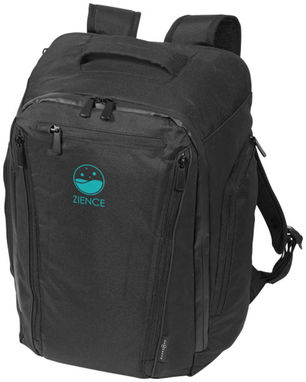 Рюкзак Deluxe для комп'ютера , колір суцільний чорний - 12022200- Фото №2
