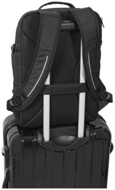 Рюкзак Deluxe для комп'ютера , колір суцільний чорний - 12022200- Фото №8