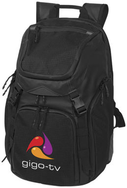 Рюкзак Helix для ноутбука , колір суцільний чорний - 12022700- Фото №2