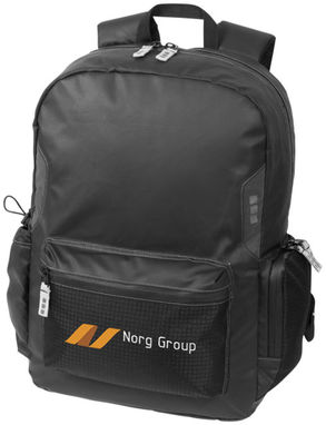 Рюкзак Ridge для ноутбука , колір суцільний чорний - 12022800- Фото №2