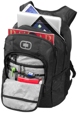 Рюкзак Logan для ноутбука , цвет сплошной черный - 12023200- Фото №5