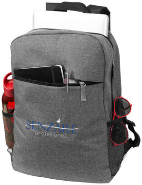 Рюкзак Heathered для ноутбука , колір яскраво-сірий - 12024700- Фото №3