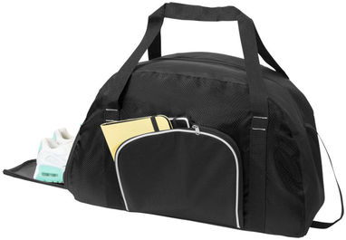 Спортивная сумка, цвет сплошной черный - 12025700- Фото №6