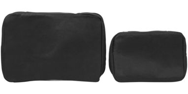 Упаковочные сумки - набор из 2-х изделий, цвет сплошной черный - 12026500- Фото №4
