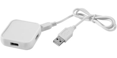 Хаб USB Connex , колір білий - 12340600- Фото №5