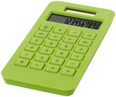 Кишеньковий калькулятор Summa, колір зелене яблуко - 12341800- Фото №1