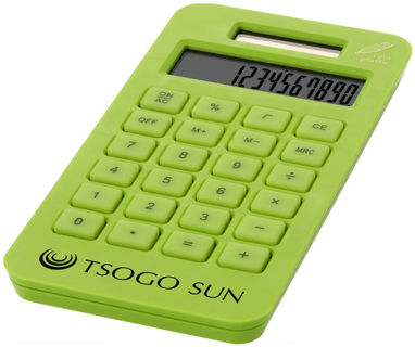 Карманный калькулятор Summa, цвет зеленое яблоко - 12341800- Фото №2