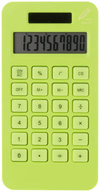 Кишеньковий калькулятор Summa, колір зелене яблуко - 12341800- Фото №3