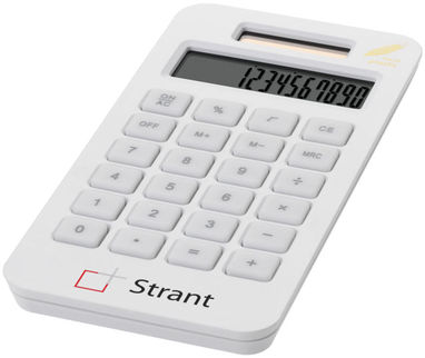 Кишеньковий калькулятор Summa, колір білий - 12341803- Фото №2