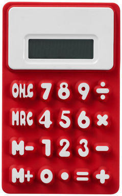 Гнучкий калькулятор Splitz, колір червоний - 12345401- Фото №3