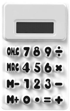 Гнучкий калькулятор Splitz, колір білий - 12345402- Фото №3