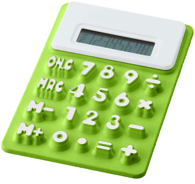 Гибкий калькулятор Splitz, цвет лайм - 12345404- Фото №1