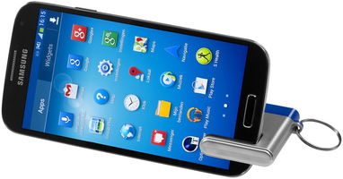 Очищувач екрану і підставка для смартфона Gogo, колір срібний, синій - 12348101- Фото №5