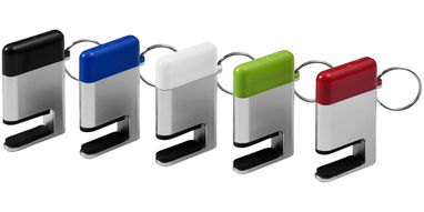 Очищувач екрану і підставка для смартфона Gogo, колір срібний, зелений - 12348103- Фото №7