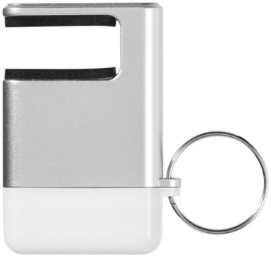 Очиститель экрана и подставка для смартфона Gogo, цвет серебряный, белый - 12348104- Фото №4