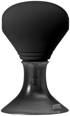 Музыкальный сплиттер-подставка для телефона Spartacus 2 в 1, цвет сплошной черный - 12348700- Фото №3