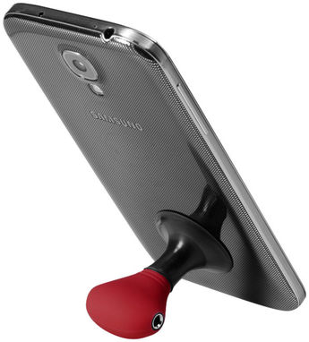Музичний спліттер-підставка для телефону Spartacus 2 в 1, колір червоний - 12348704- Фото №4