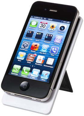 Подставка для смартфона Flip, цвет сплошной черный, белый - 12349700- Фото №4
