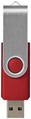 Флешка Rotate Basic 1GB, цвет красный, серебристый - 12350303- Фото №4
