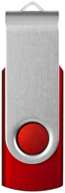 Флешка Rotate Basic 1GB, цвет красный, серебристый - 12350303- Фото №5
