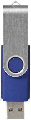 Флешка Rotate Basic 4GB, цвет синий, серебристый - 12350502- Фото №4
