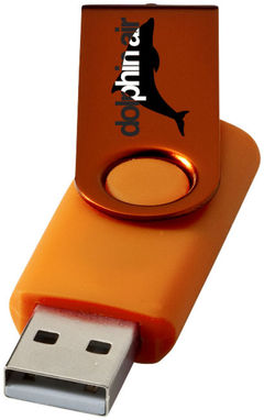 Флешка Rotate Metallic 2GB, цвет оранжевый - 12350704- Фото №2
