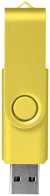 Флешка Rotate Metallic 2GB, колір жовтий - 12350706- Фото №5