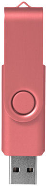 Флешка Rotate Metallic 4GB, цвет розовый - 12350807- Фото №6