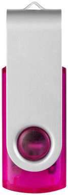 Флешка Rotate translucent  2GB, цвет розовый - 12351600- Фото №5