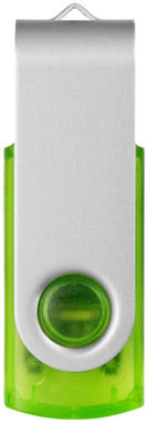 Флешка Rotate translucent  2GB, колір зелений - 12351601- Фото №5