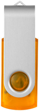 Флешка Rotate translucent  2GB, колір помаранчевий - 12351602- Фото №5