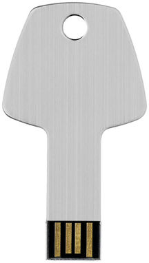 Флешка Key  2GB, колір сріблястий - 12351801- Фото №4