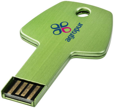 Флешка Key  2GB, цвет зеленый - 12351804- Фото №2