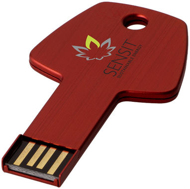 Флешка Key  4GB, колір червоний - 12351903- Фото №2