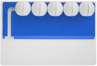 Органайзер для кабелів Gizmo, колір білий, яскраво-синій - 12358101- Фото №3