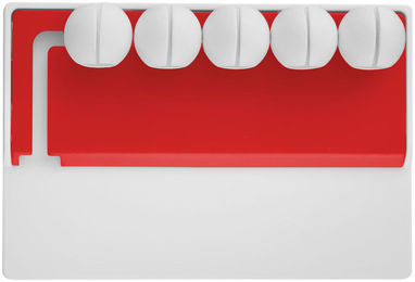 Органайзер для кабелей Gizmo, цвет белый, красный - 12358102- Фото №3