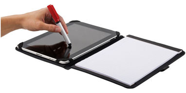 Шариковая ручка-стилус и очиститель экрана Robo, цвет серебряный, красный - 12358302- Фото №7