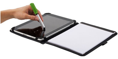 Шариковая ручка-стилус и очиститель экрана Robo, цвет серебряный, зеленый - 12358303- Фото №7
