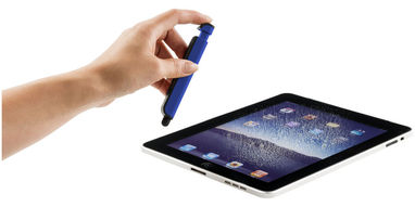 Шариковая ручка-стилус и очиститель экрана Tracey, цвет ярко-синий, сплошной черный - 12359201- Фото №5
